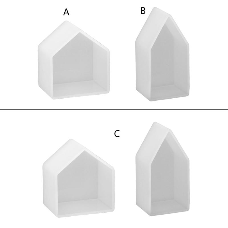 Epoxy Resin Molds House Shaped Silicone Mold for Insect Plant Specimen DIY Tools Specimen Making Tool Supplies