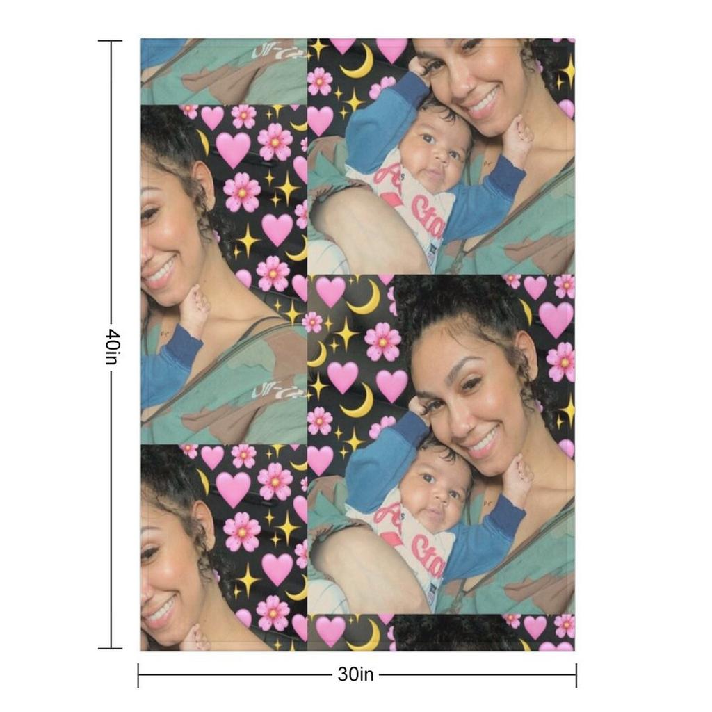 Queen Naija Throw Blanket christmas decoration Custom Hairys Cute Blankets