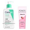 Pond's & CeraVe Cleanser Duo