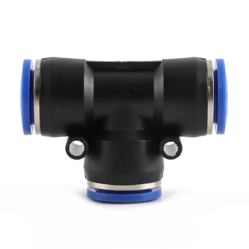 PE Quick-Plug T-Type Three-Way Air Connector