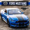 1/32 Hochsimulations-Supersportwagen Ford Mustang Shelby GT350 Automodell Legierung Rückzug Kid Spielzeugauto 4 offene Türen Kindergeschenke GT500