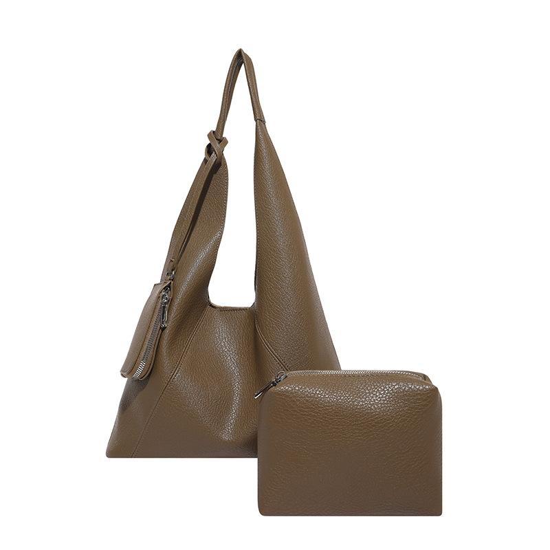 

Fashion tote bag women s 2025 summer new foreign style large capacity fashionable casual shoulder bag high value armpit bag