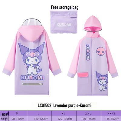 Dětský pláštěnka Sanrio Kuromi: Pláštěnka přes celé tělo pro chlapce a dívky