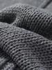 European Casual Lazy Style Knit Sweater - Stand Collar, Simple, Versatile, Loose.