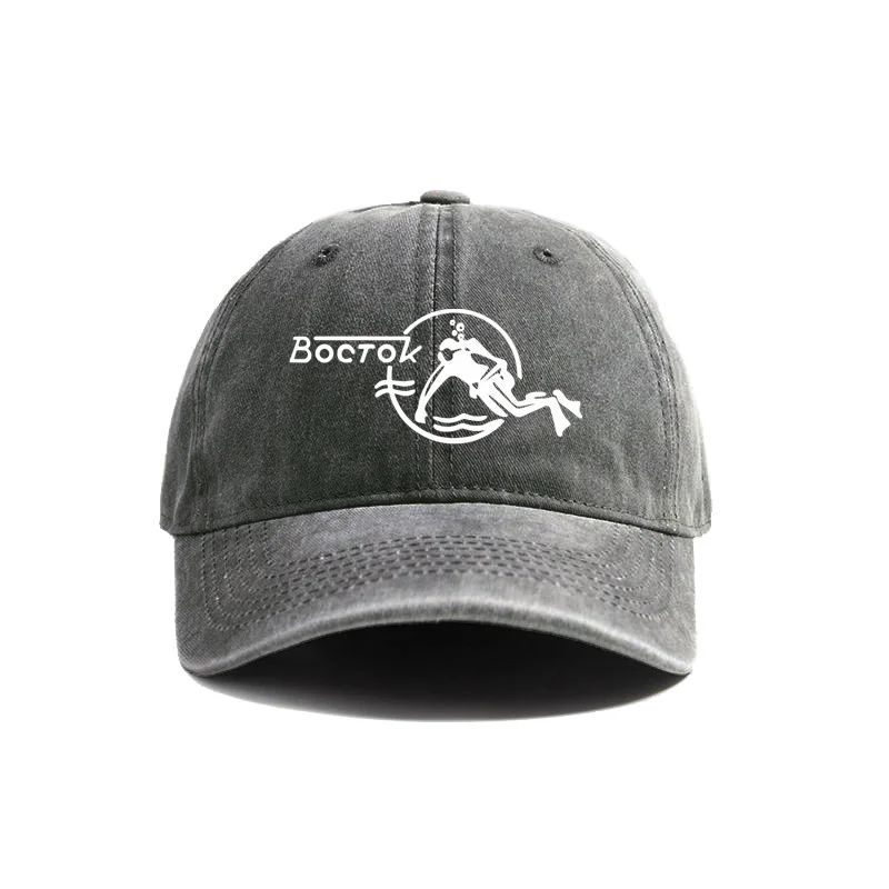 Vostok Scuba Dude Baseballkappen Distressed Hüte Kappe Herren Damen Retro Outdoor Sommer Verstellbare Hüte Papa Geschenk