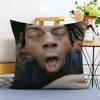 Internet Celebrity Energetic I-Ishowspeed Cushion Cover Washable Linen Pillowcase Soft For Sofa Bed Cozy Home Room Decor