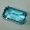 6 Ct Natural Baguette Shape Ocean Blue Aquamarine CERTIFIED Loose Gemstone A++