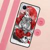 Tiger Röd Sol Japan Konst För Realme 15 10 11 12 13 14 Pro Plus C65 C67 C75 C63 C61 C55 C51 C53 C35 GT6 GT7 Pro Fodral