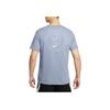 Nike Dri-Fit Sabrina Casual Simple Comfortable Versatile Breathable Short Sleeve T-Shirt Men Tops Slate-Blue HF7193-493