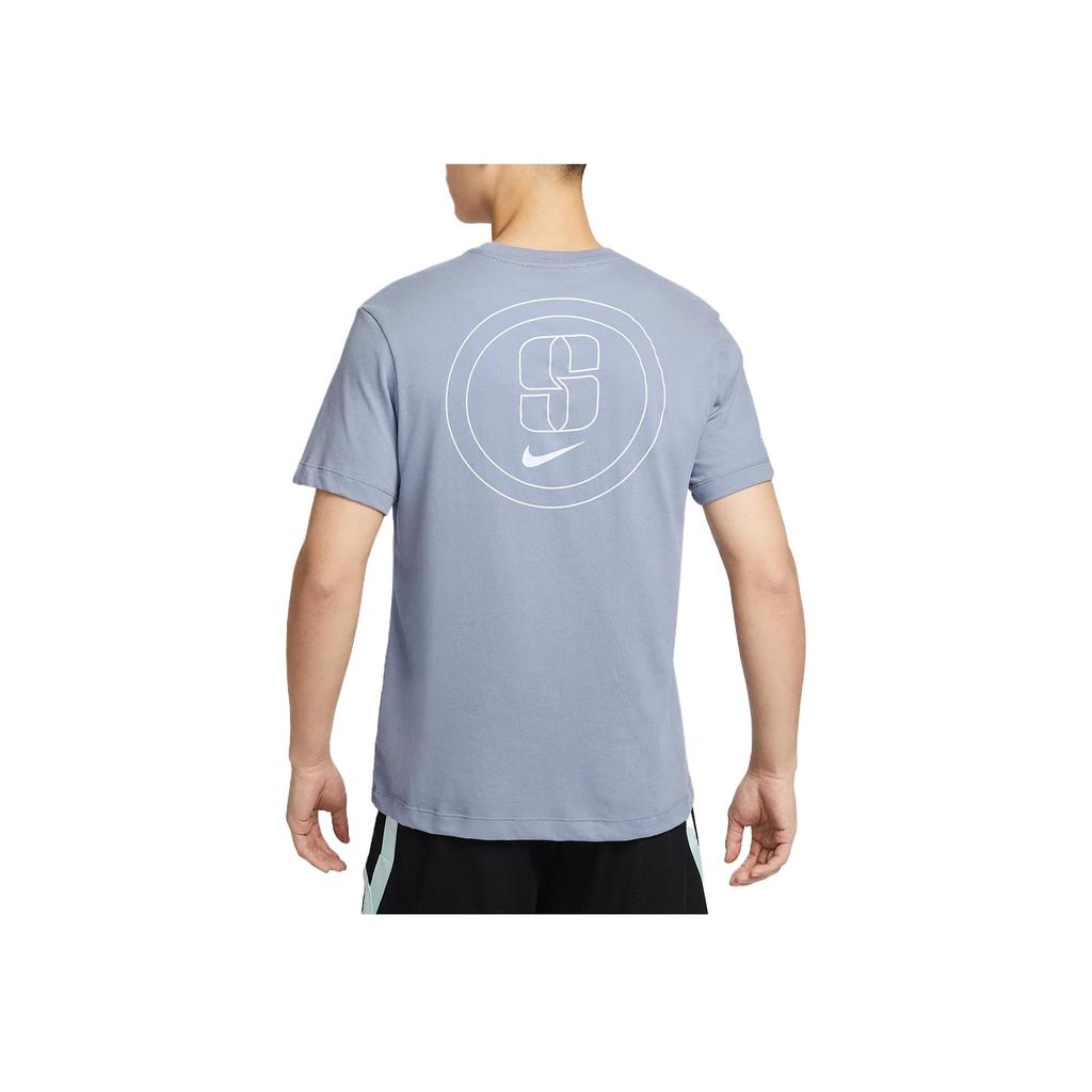 Nike Dri-Fit Sabrina Casual Simple Comfortable Versatile Breathable Short Sleeve T-Shirt Men Tops Slate-Blue HF7193-493