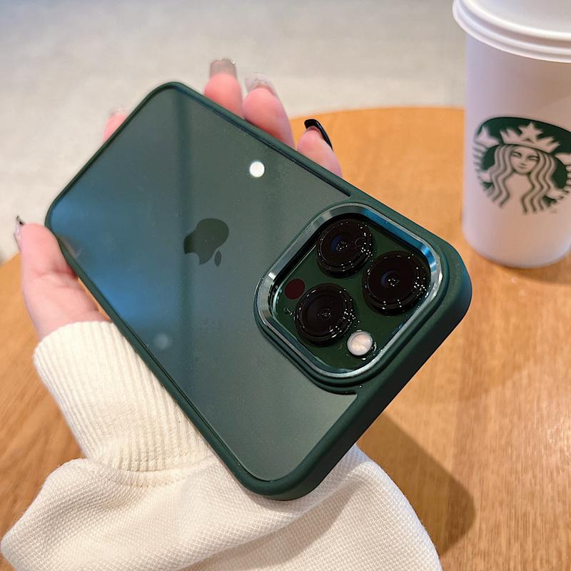 Luxuriöse stoßfeste Panzerung Klare Hülle für iPhone 15 14 Plus 13 12 Mini 11 Pro Max X XR XS 7 8 Weiche Bumper Harte Acryl Hybrid Abdeckung