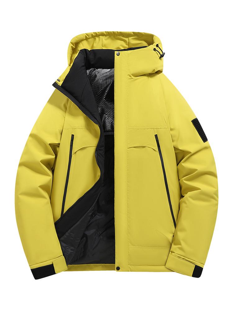 Winter 2025 Unisex Hooded Waterproof Windproof Cotton Jacket