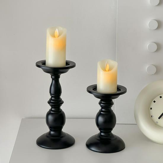 Roman Column Retro Style Aromatherapy Candle Holder for Dining Table Decor