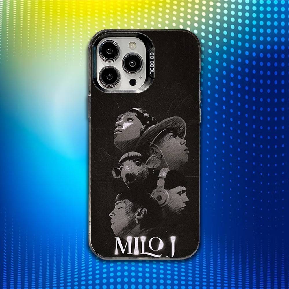 Singer M-Milo J Fruto Phone Case For iPhone 17,16,15,14,13,12,X,8,Pro,Max,Plus,E,SE4,Air,Mini IMD Matte Black