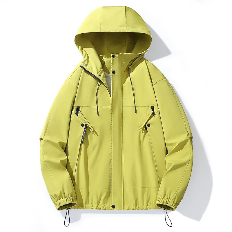 Spring New Couples' Outdoor Casual Sports Hooded Jacket Mountaineering Suit Men's Wide