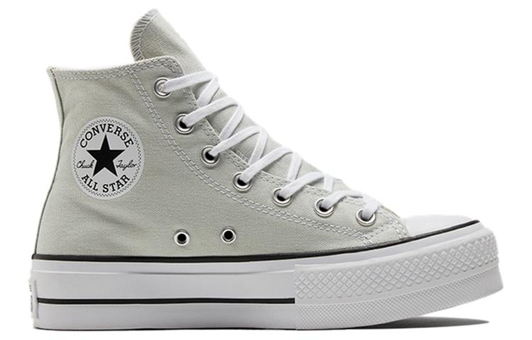 Women's Sneakers Converse Wmns Chuck Taylor All Star Lift Platform High 'Light Silver'
