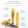 Tubes d'expansion en plastique M6 et chevilles murales pour vis autotaraudeuses (6mm & 8mm)