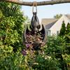 Einzigartiger Pflanzenbehälter für Ranken Hängende Fledermaus Topf, Gotischer Pflanzer Blumen & Ranken, Schwarzer Großer Wasserspeicher Blumentopf Dekoration, Garten Balkon Terrasse Fenster