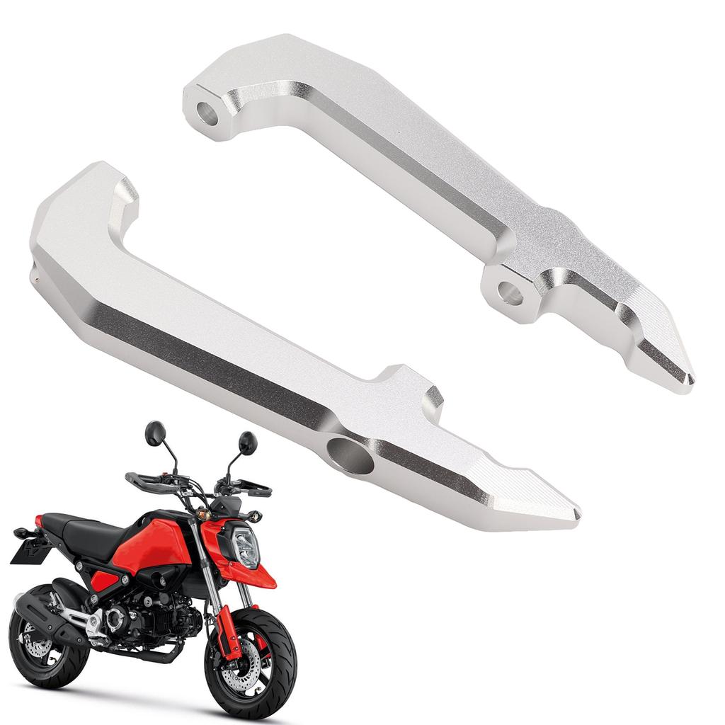 Pair Motorcycle Rear Passenger Seat Handle Bar Aluminium Alloy Replacement for MSX125 GROM