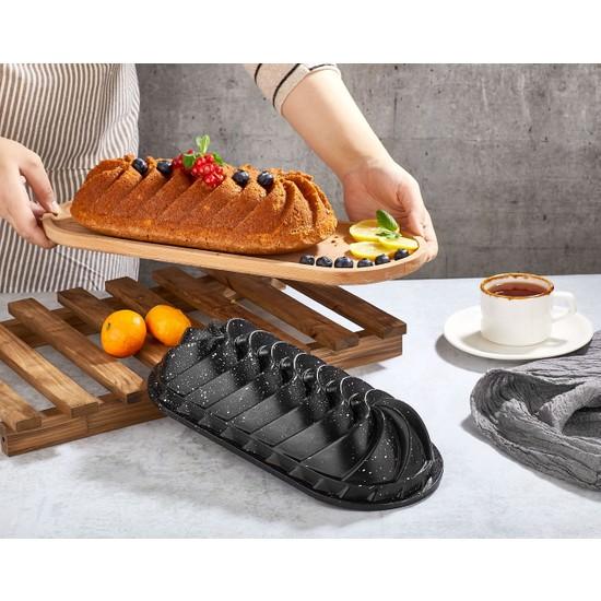 

Polo Chef Marbling Cast Granite Baton Cake Mold антипригарная огнеупорная 33 см