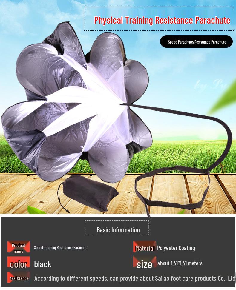 Set Agilitate: Parașută de rezistență, Jocul de șotron și Scări de antrenament, Conuri, Discuri pentru antrenament la fotbal