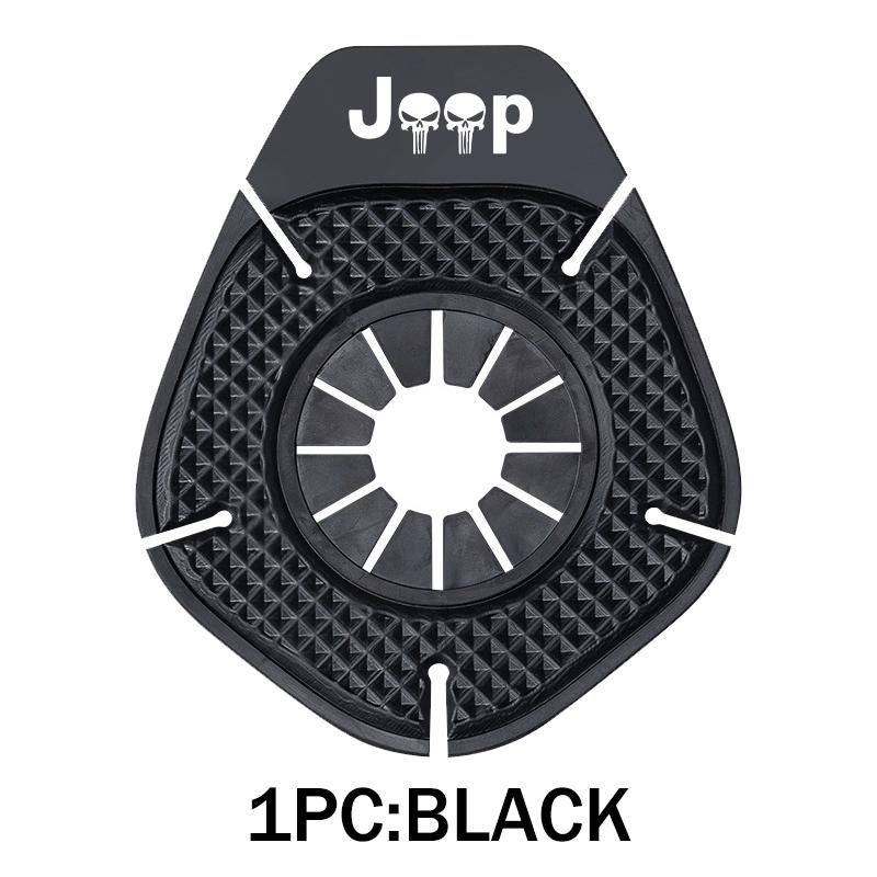 For Jeep 1/2PCS Car Windshield Wiper Bottom Hole Protective Cover Auto Accessories Cherokee Wrangler JK Gladiator Compass