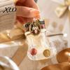 3D Three Dimensional Gift Ornaments Fillable Christmas Stocking Acrylic Ornament, Transparent Candy Filled Tree Small Fillers for Holidays Hanging