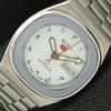 RELÓGIO MASCULINO JAPONÊS SEIKO 5 6309A AUTOMÁTICO MOSTRADOR BRANCO ÁRABE a417110-2