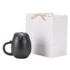 Ceramic Office Tea Mug with Filter and Lid
