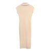 Korean Elegant High-Neck Slim Fit Dress