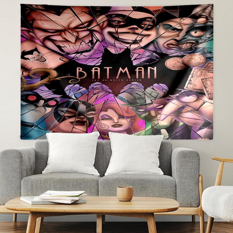 Batman Print Tapestry, Lightweight Wall Hanging, for Bedroom, Dorm, Living Room, Home Art Decor - Birthday Christmas Gift for Friends