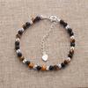 VENTFILLE 925 Sterling Silver Star Love Heart Pendant Round Bead Pearl Bracelet For Girls Sweet Romantic Style Gifts For Lovers