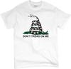 Don't Tread On Me T-Shirt Gadsden-Flagge Amerikanischer Patriot US Herren Scherzartikel Shirt