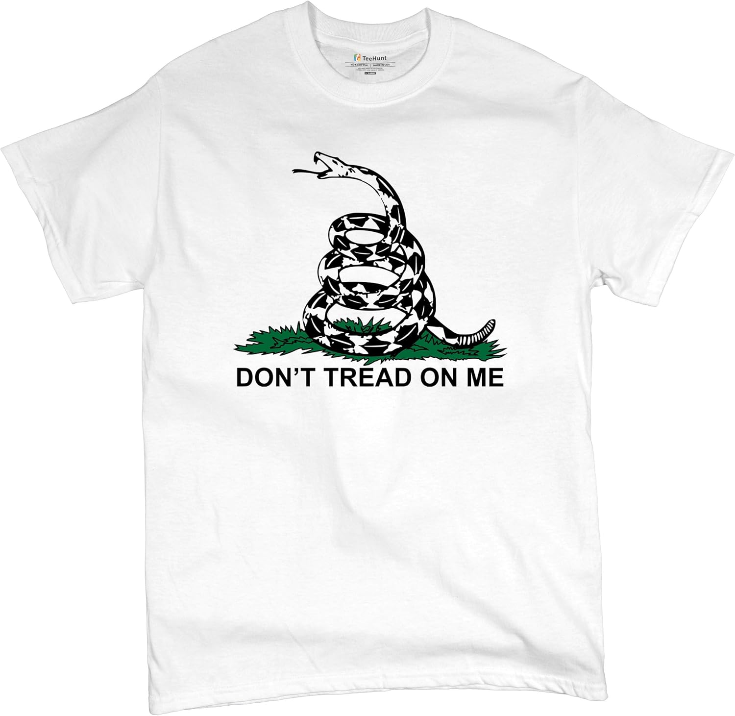 Don t Tread On Me T-Shirt Gadsden Flag American Patriot US Men s Novelty Shirt S