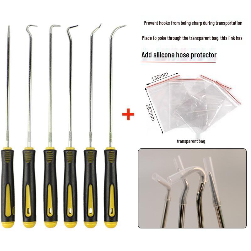 10-Piece Mini Oil Seal Hook Set for Tire and Auto Repair