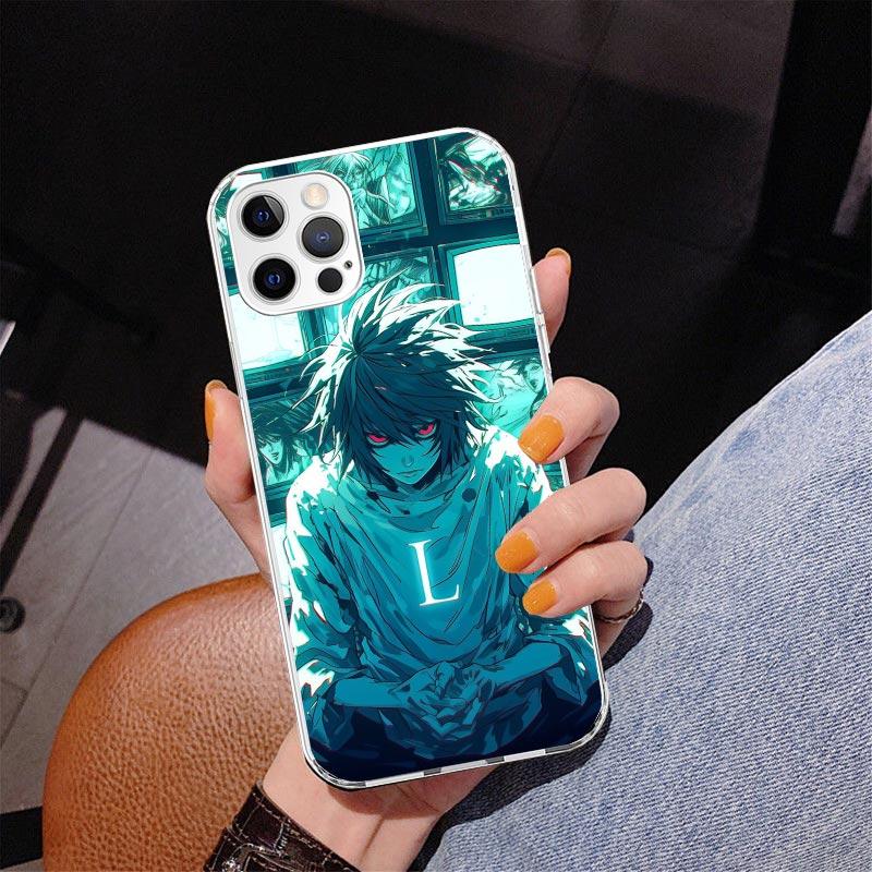 N-Note D-Death L Lawliet Phone Case For iPhone 17 Air 16 Pro Max 16E 15 + 14 Plus 11 12 13 Mini 7 8 SE Gift Print Cover Fundas