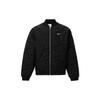 Sportbekleidung Swoosh Einfarbig mit Reißverschluss Freizeitjacke Herren Jacken Schwarz FV6152-010