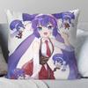 Virtual Singer OOtomachi Una Pillow Case Fashion Square Pillowcase Bedroom Sofa Room Ins Decoration Leisure