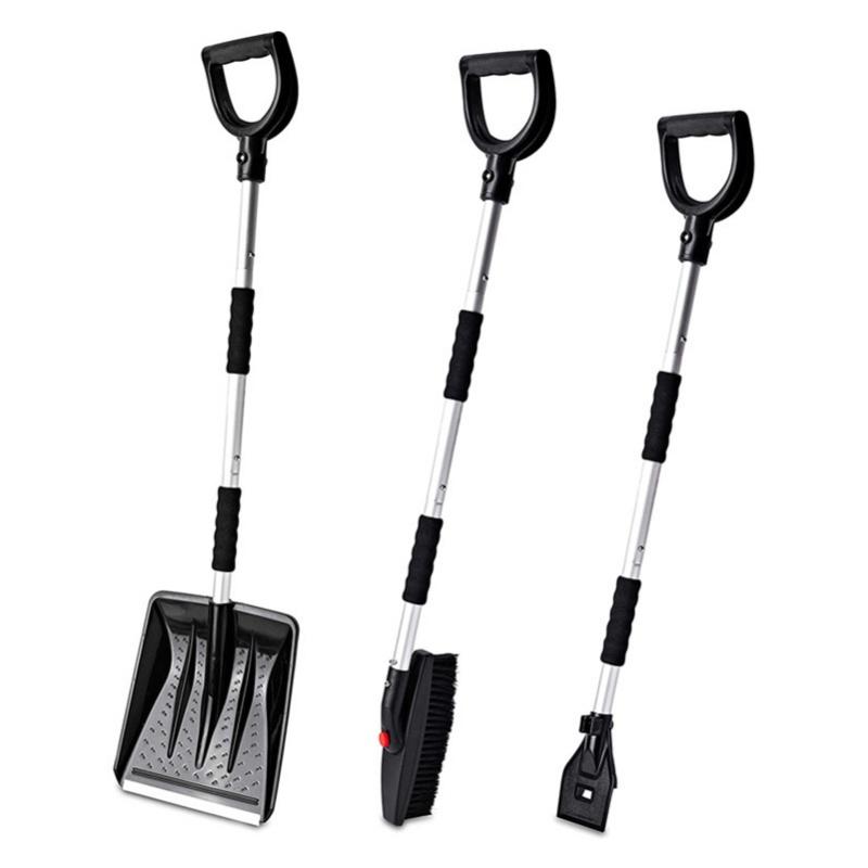 Multi-functional and Extendable Snow Removal Shovel, Three-in-one Snow Shovel, Vehicle-mounted Snow Removal Shovel