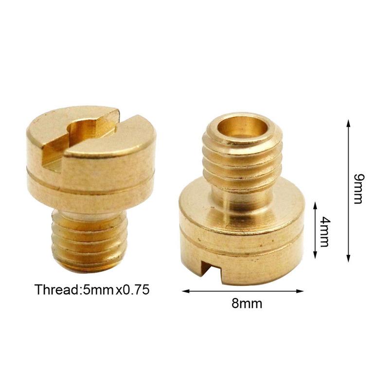 5mm Gewinde Hauptdüse Vergaser Rundkopf Größe 70-122.5 für Mikuni Vergaser VM22/24/26 Motorrad TTR FZR Suzuki BS26/GN125/EN125