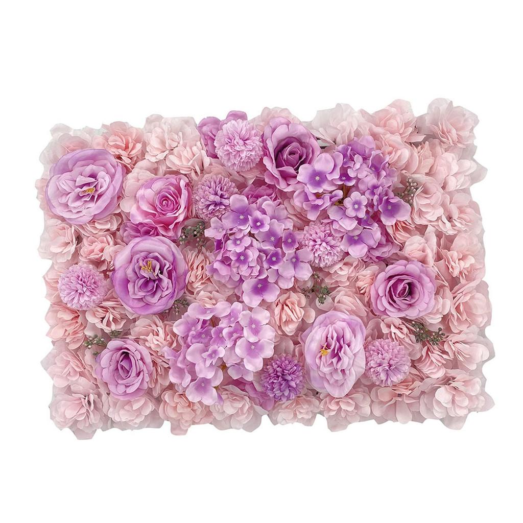 Artificial Flower Panel Decorative Romantic Valentines Day Gifts Rose Backdrop for Wedding Event Stage Valentines Day Wall Decor