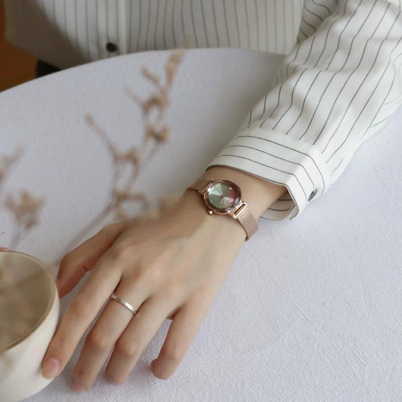 Julius Watch for Female Students, Small Dial, Ins-Style, Korean Version, Simple, Elegant, Artistic, Versatile, Julius Watch for Women