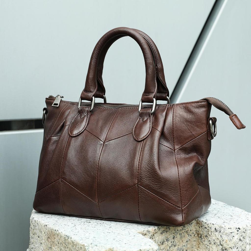 Damen-Handtaschen aus echtem Leder, große lässige Tragetaschen, Luxusmarken-Design-Taschen, Damen-Umhängetaschen, Crossbody-Taschen, einfarbige Handtasche