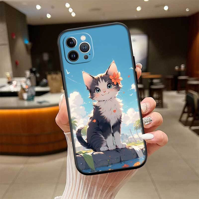 Cat Kitten Meow Case for Samsung Note 20 10 S25 Plus Ultra Lite FE M20 M21 M30 M31 M51 A11 A26 A51 A52 A53 A56 A70 A71 A72 A73
