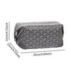 Travel Toiletry Bag PU Leather Multifunctional Makeup Bag for Hotel Bathroom