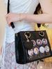 Damen Japanischer Stil Krokodilmuster Herz Ita Bag - Vielseitige Transparente PU Handtasche & Umhängetasche