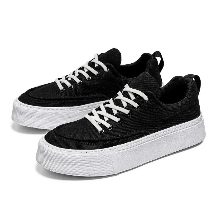 

2024 Новые дышащие парусиновые туфли, дышащие и универсальные зеленые повседневные туфли для сноуборда, модная мужская спортивная обувь, размер 39-44 44 чёрный