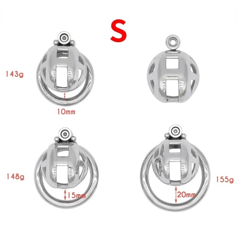 2024 New Cobra Metal Chastity Cage Devices Chastity Belt Penis Lock Cobra Penis Cage Cock Rings Men Cuckold Lockdown Bird Adult Sex Toys 18+