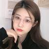 Transparent Pink Frame Polygon Anti Blue Light Myopia Glasses Finished Women Stundent Prescription Spectacles 0 -0.5 -1.0 To -6