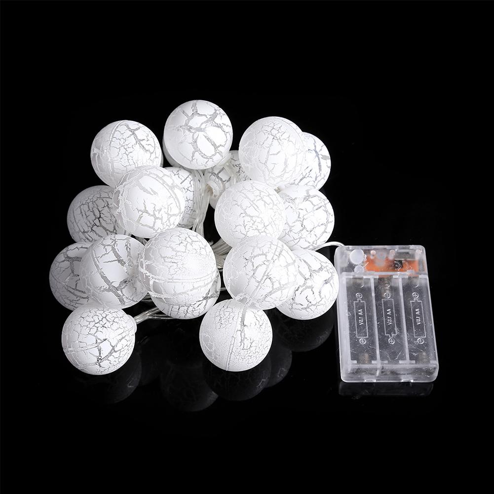 2.1m 20 LED Easter Egg Crack Ball Shape String Light Christmas Party Home Decor